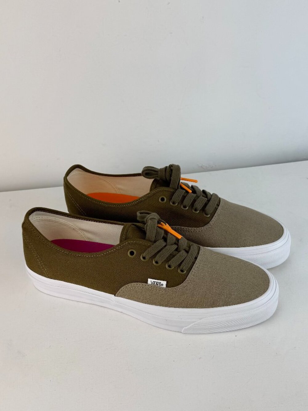 Men's 12 - Vans Lx Authentic 44 Canvas Sneakers - Malibu Bay Leaf - 507452